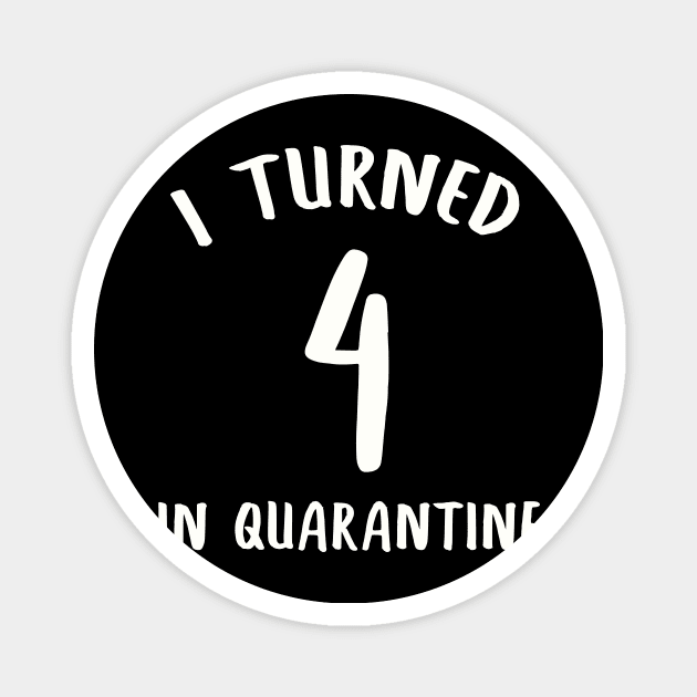 I Turned 4 In Quarantine Magnet by llama_chill_art